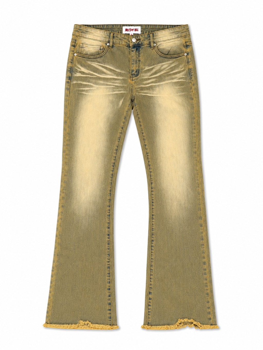 Desert Sand Stacked Jeans